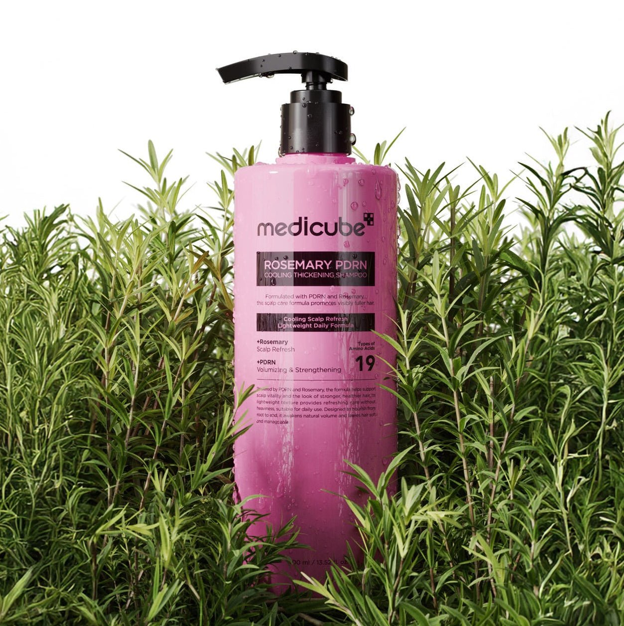MEDICUBE Shampoo Rinfrescante e Astringente al Rosmarino PDRN