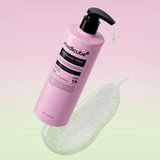 Rosemary PDRN Cooling Thickening Shampoo with gradient background