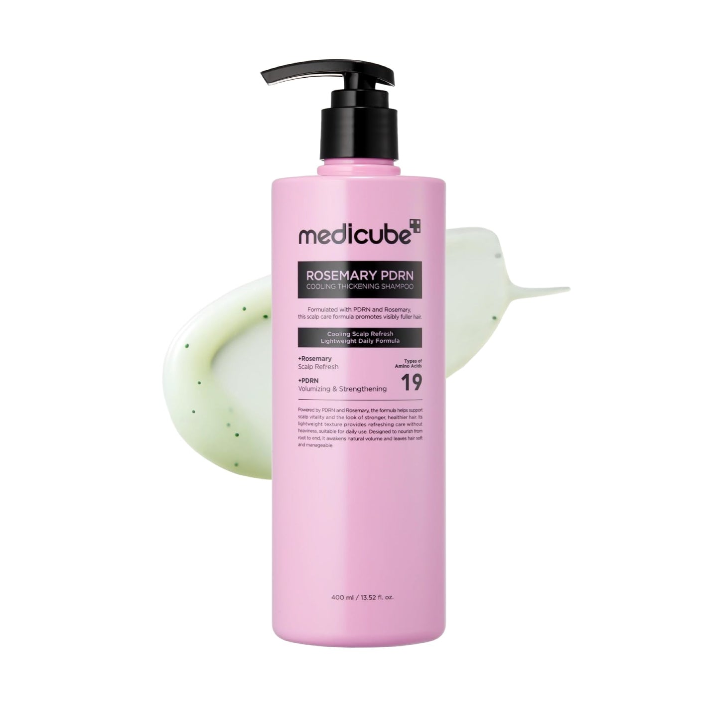 MEDICUBE Shampoo Rinfrescante e Astringente al Rosmarino PDRN