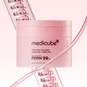 Medicube PDRN Pink Collagen Toning Gel Toner Pad|MEDICUBE| collagen| toner pad| PDRN| PDRN99%|collagen gel toner pad|