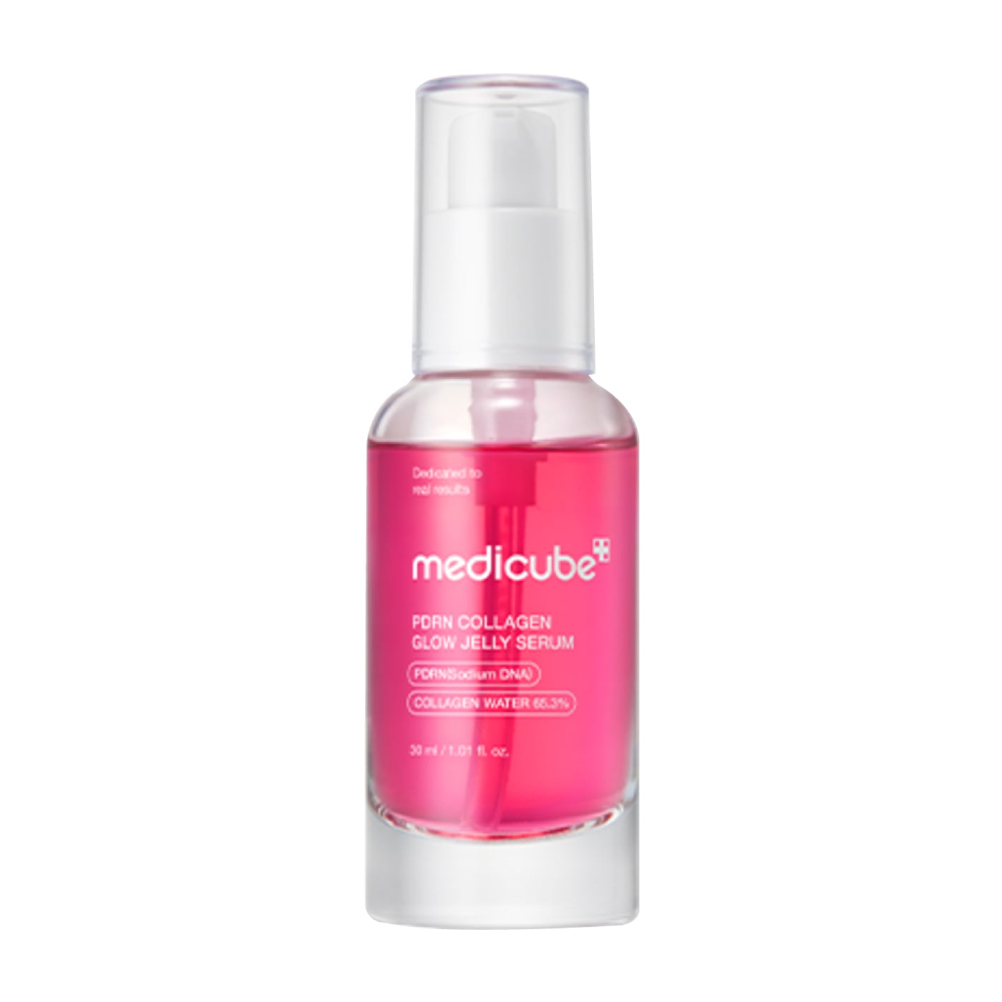 Medicube PDRN Collagen Glow Jelly Serum on a white background