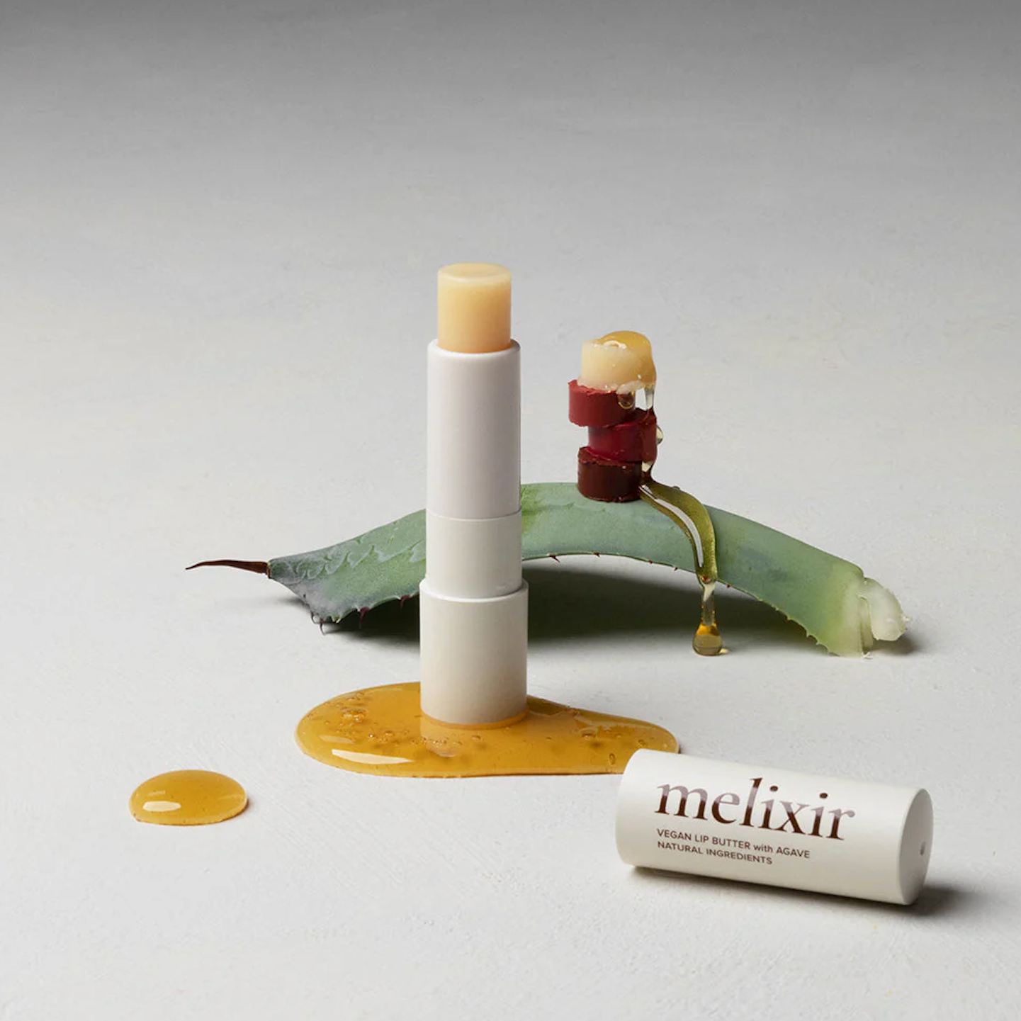 MELIXIR Vegan Lip Butter #01 Agave - clear