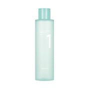 Light blue bottle  NUMBUZIN No.1 Pure-Full Calming Herb Toner with a cap on a white background