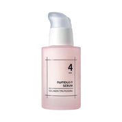 NUMBUZIN No.4 Collagen 73% Pudding Serum bottle with white pump on a white background