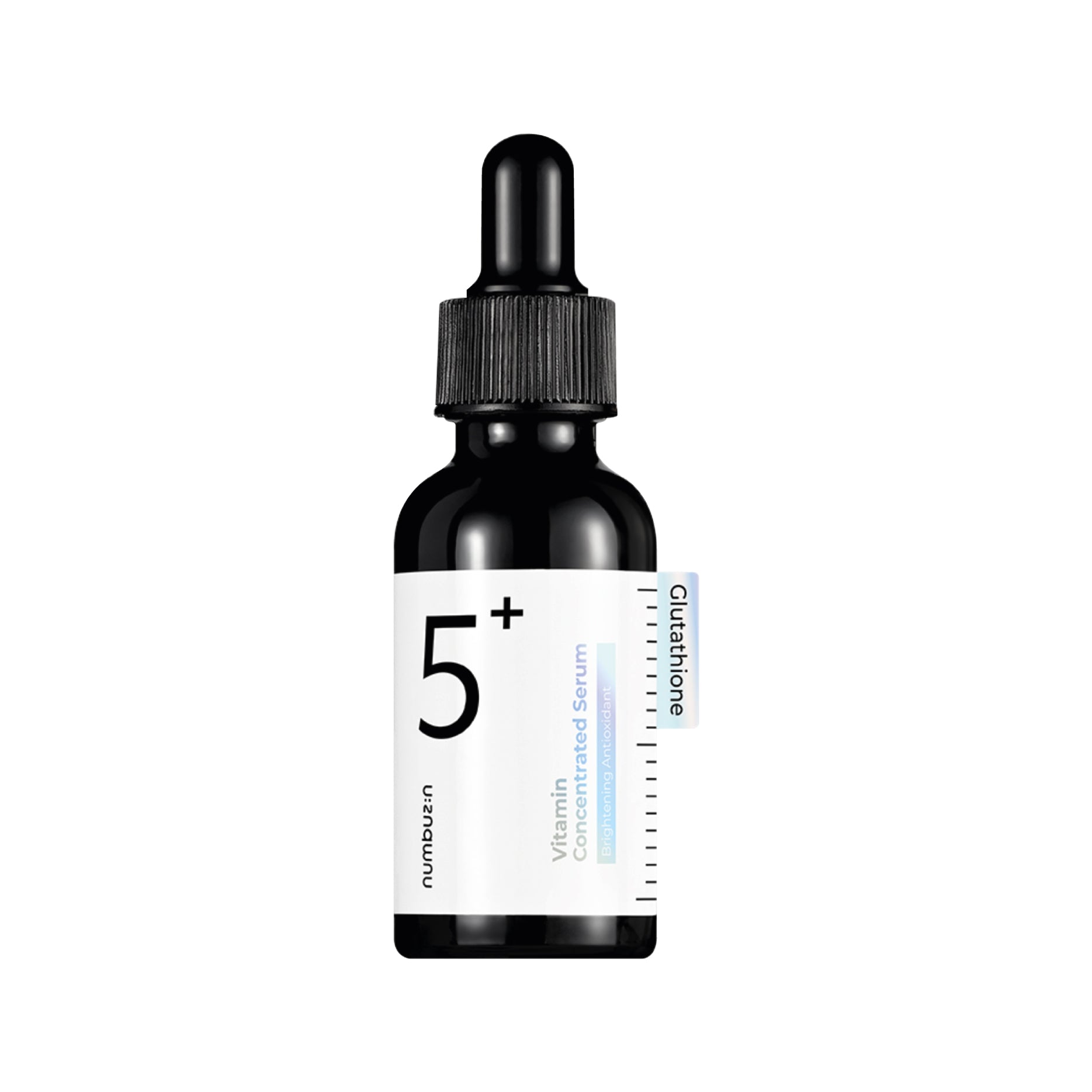 NUMBUZIN No.5 Vitamin Concentrated Serum bottle with dropper on a white background