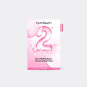 NUMBUZIN No.2 Rose PDRN Collagen Plumping Mask with grey background