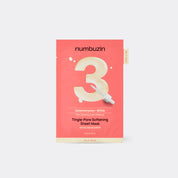 NUMBUZIN No.3 Tingle-Pore Softening Sheet Mask with grey background
