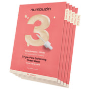 NUMBUZIN No.3 Tingle-Pore Softening Sheet Mask 5 with white backgorund