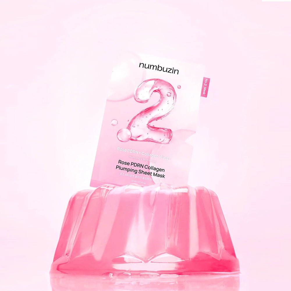 NUMBUZIN No.2 Rose PDRN Collagen Plumping Mask with pudding texture