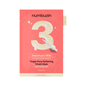 NUMBUZIN No.3 Tingle-Pore Softening Sheet Mask with white backgorund