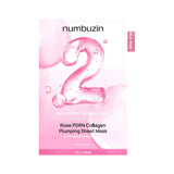 Maschera in tessuto rimpolpante al collagene NUNBUZIN No.2 Rose PDRN