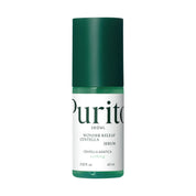PURITO Wonder Releaf Centella Serum bottle with green cap and label on a white background