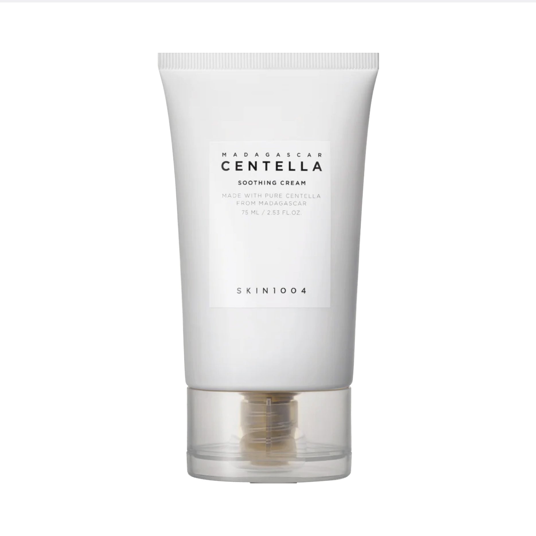 SKIN1004 Madagascar Centella Soothing Cream tube on white background
