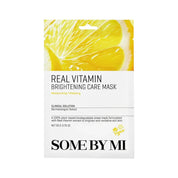 SOME BY MI Real Vitamin Brightening Care Mask on white background
