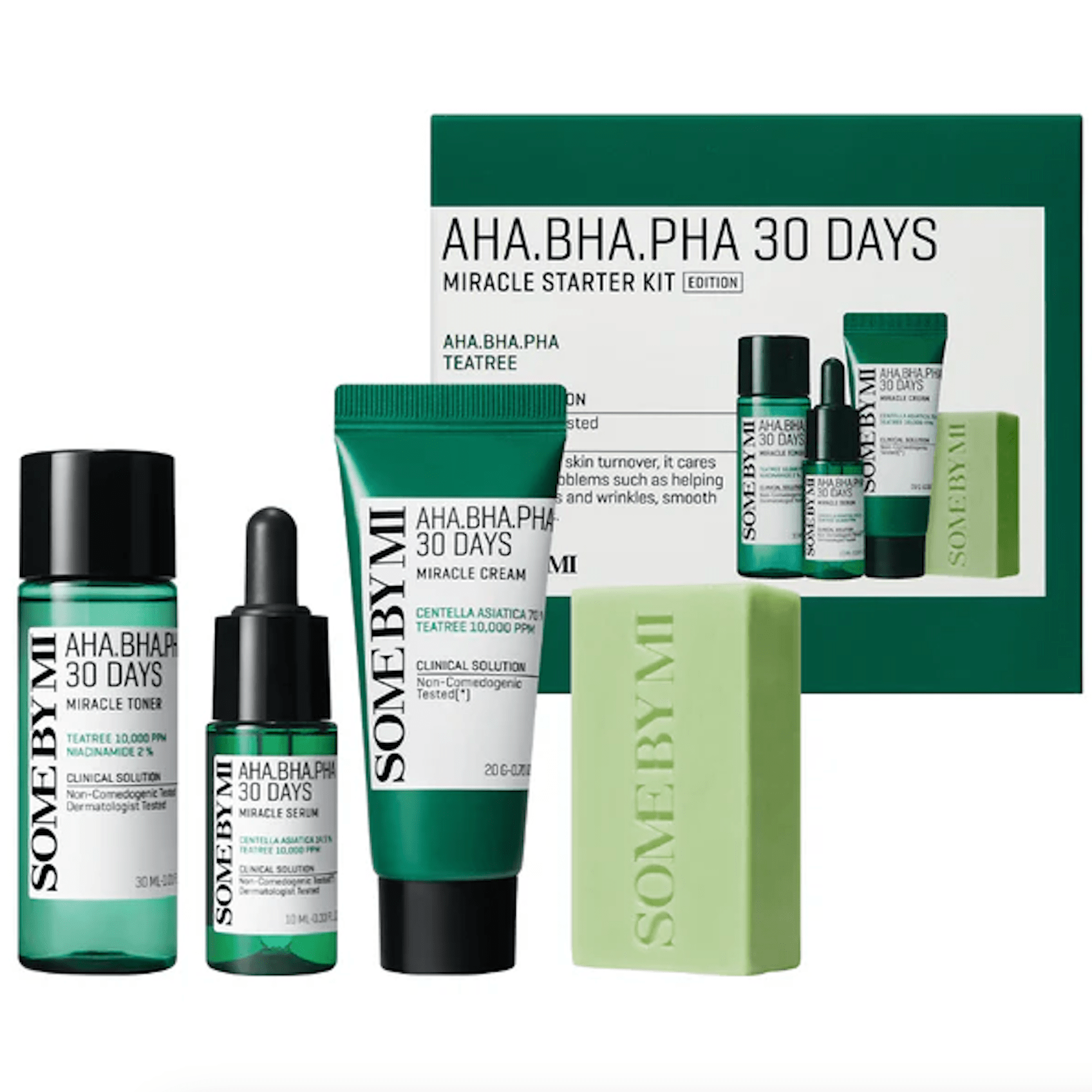 SOME BY MI AHA-BHA-PHA 30 Days Miracle Starter Kit on white background