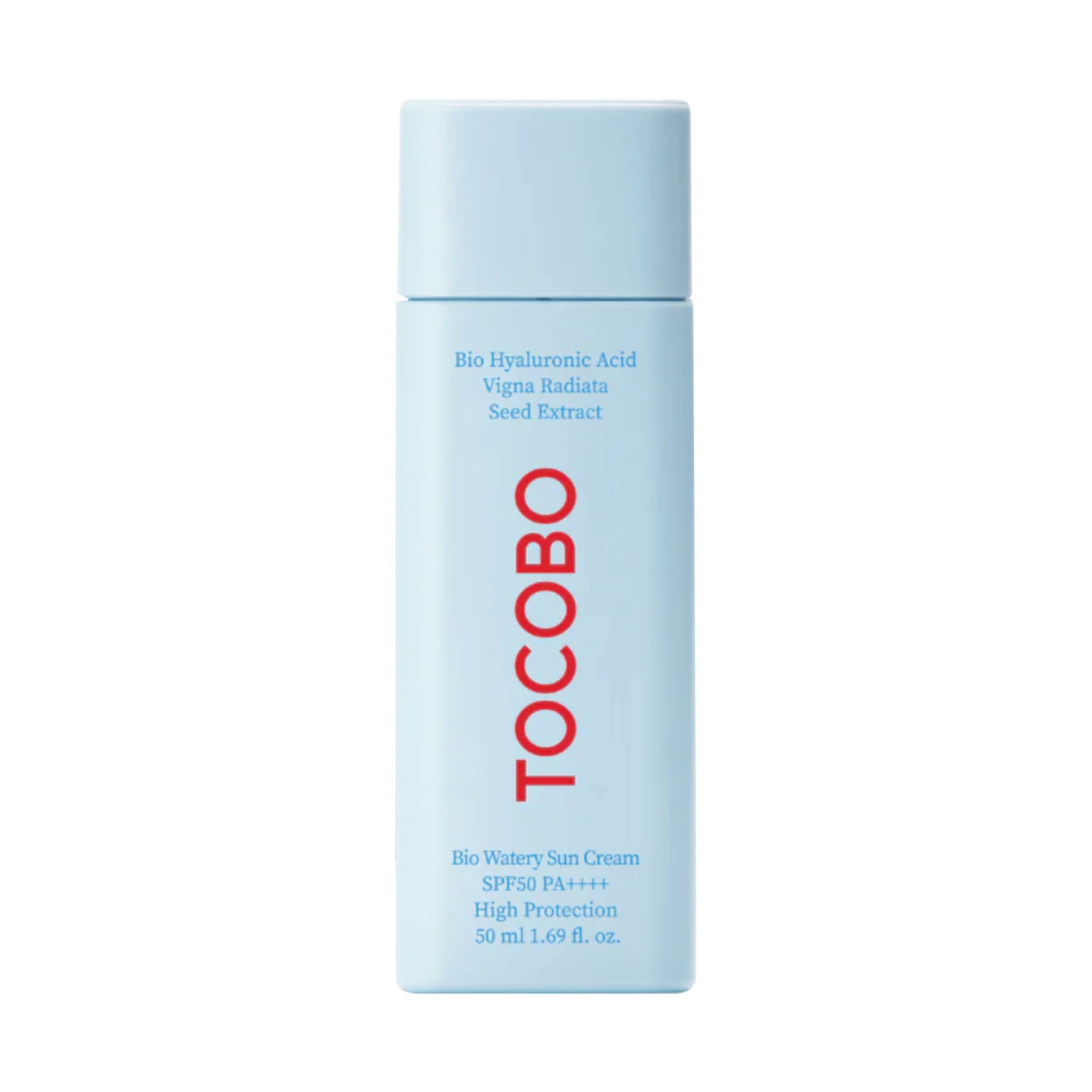 TOCOBO Bio Watery Sun Cream bottle on a white background