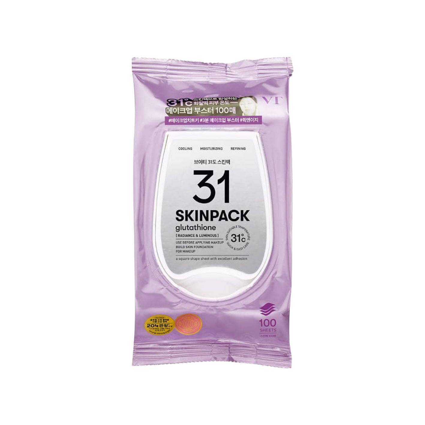 VT COSMETICS Luminous 31 Skin Pack on white background
