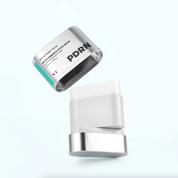 VT PDRN Essence Stick Balm  with a white container and silver cap on a light gray background