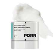 VT PDRN Essence Stick Balm with a white applicator on a white background