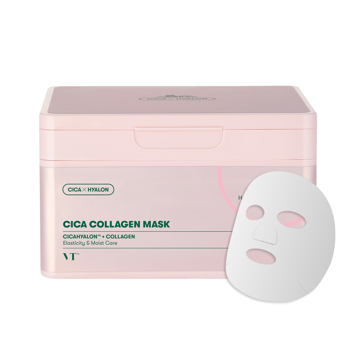 VT COSMETICS Cica Collagen Beauty Mask on white background