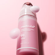 MEDICUBE PDRN Pink Collagen Bubble Serum on pink packground