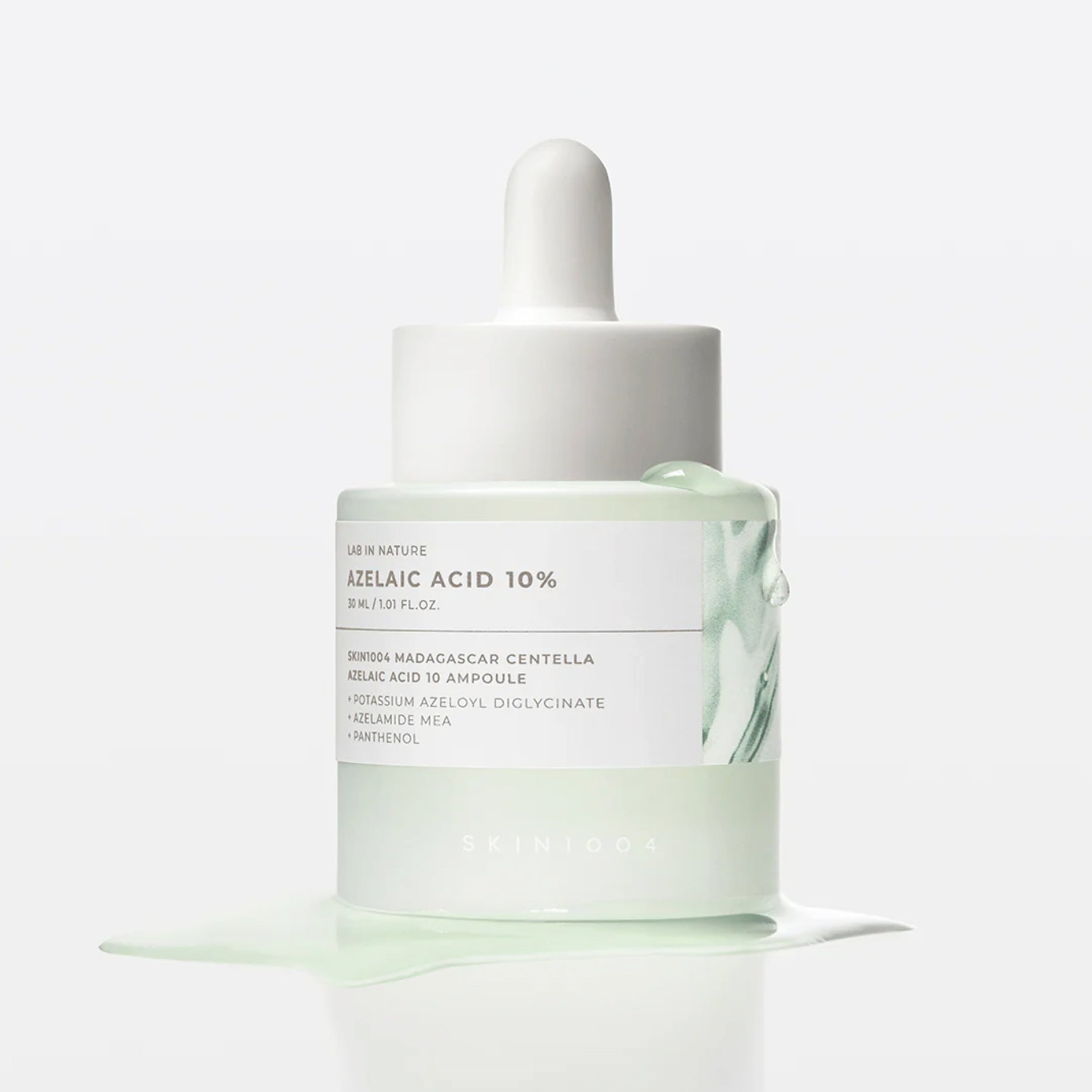 SKIN1004 Madagascar Centella Azelaic Acid 10 Ampoule with dropper bottle on a white background